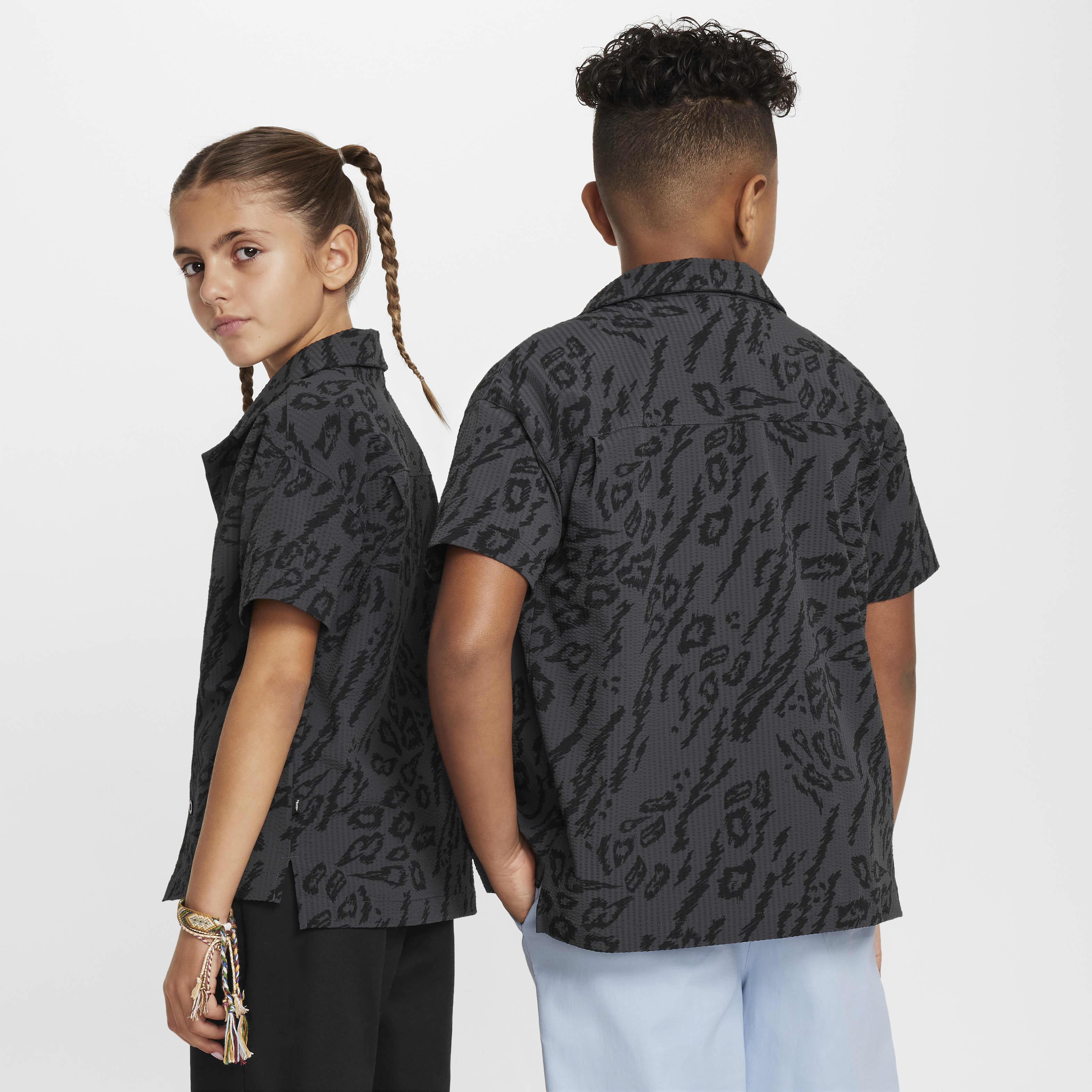 Nike SB Big Kids Dri FIT Button Down Skate Shirt The Summit at Fritz Farm